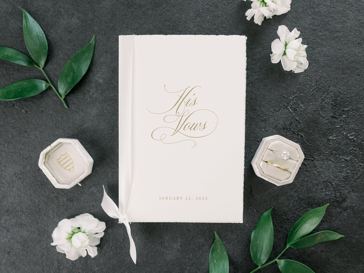 His Vows Grooms Vow Book