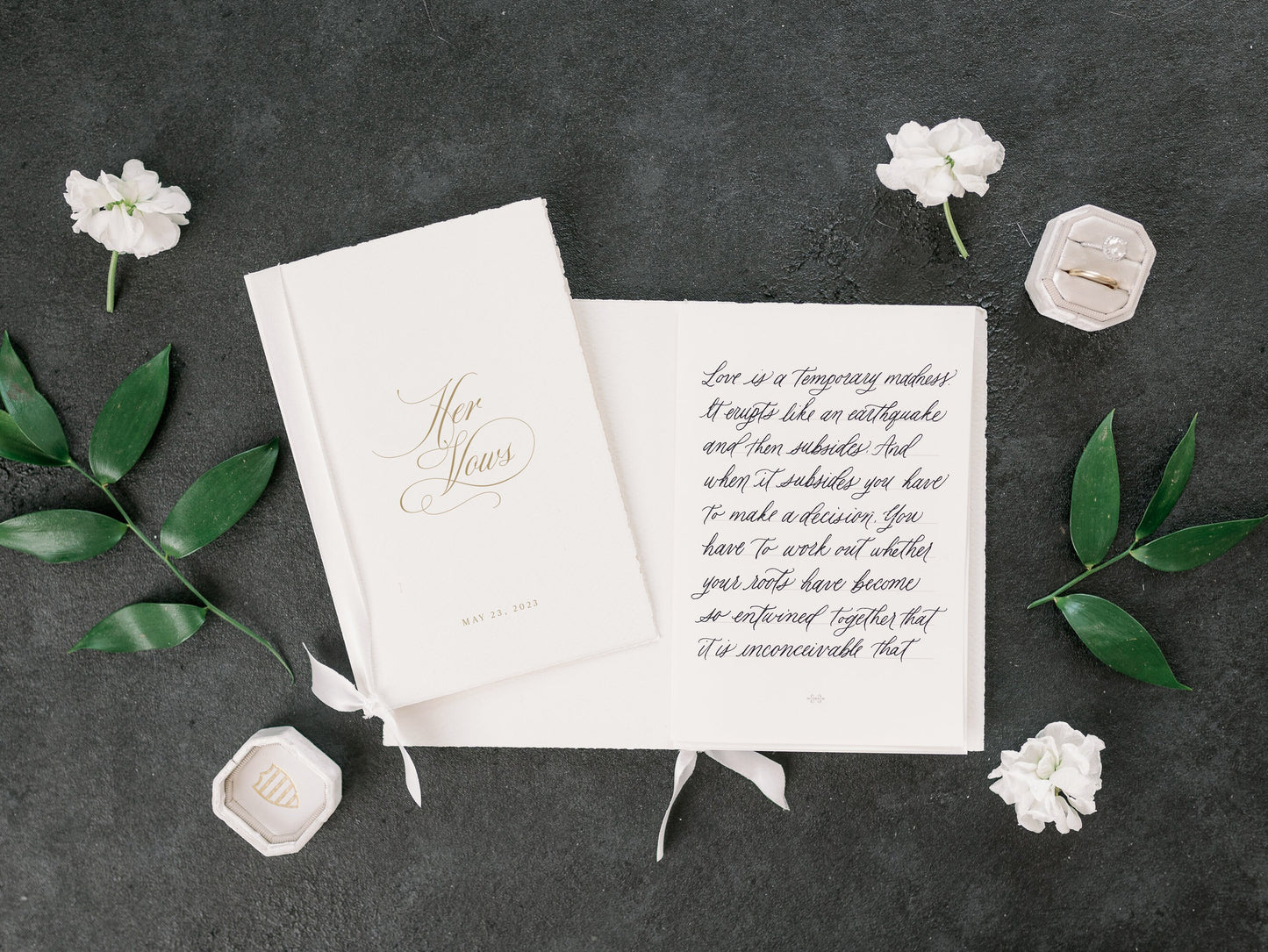Her Vows Bridal Vow Book